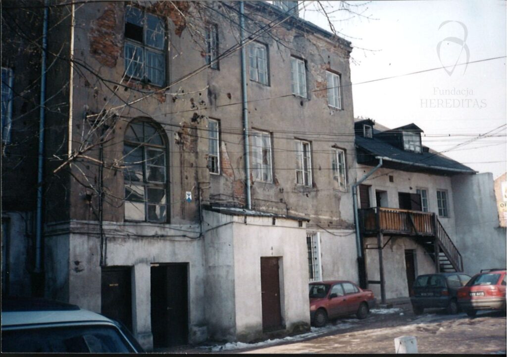 Targowa 50/52, elewacja od podwórza, marzec 1998. Archiwum WUOZ w Warszawie