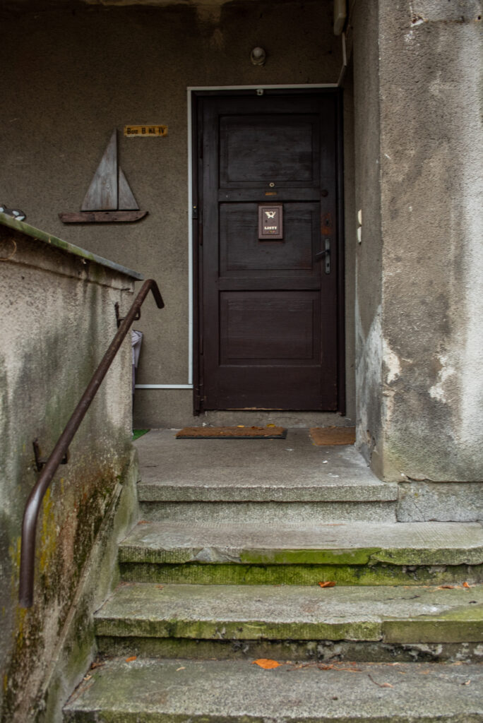 Drzwi, elewacja frontowa. Fot. Kaja Diks, 2021, źródło: Res in Ornamento