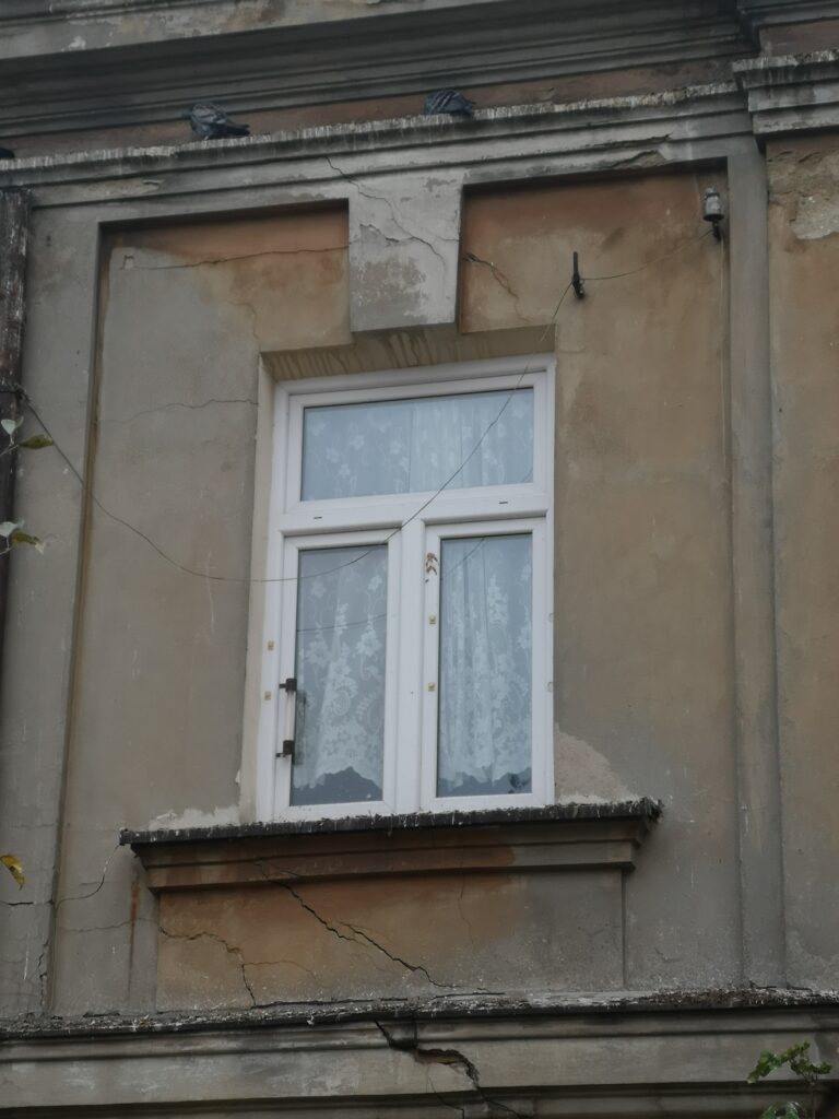 Okno, I piętro, elewacja frontowa. Fot. Bożena Rudzisz, 2021, źródło: Res in Ornamento